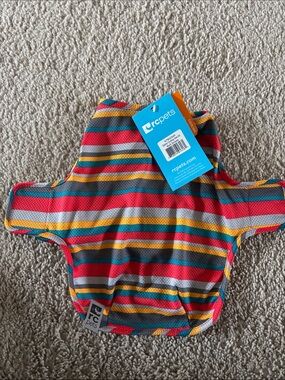 RC Pets Zypher Cooling Vest XS Multi Stripes for cats or dogs.